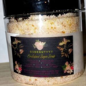Hand crafted natural Bay Rum and Brown sugar emulsified sugar scrub 6oz